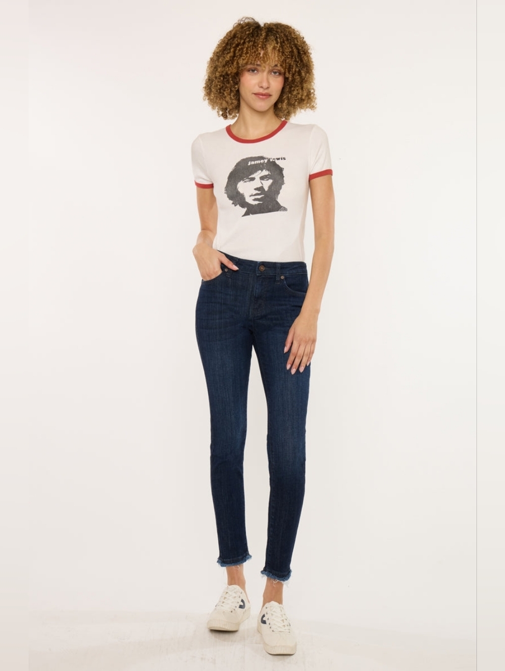 Kancan Atlanna Essentials Mid Rise Ankle Skinny Size 9/28 With Stretch